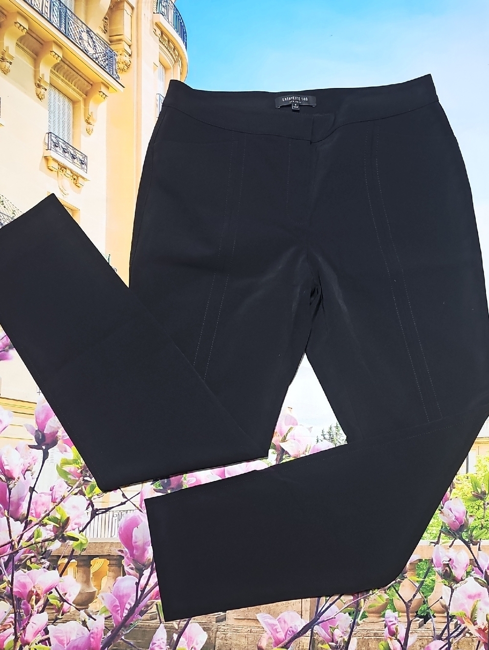 Lafayette 148 New York Black Dress Pants Size 8